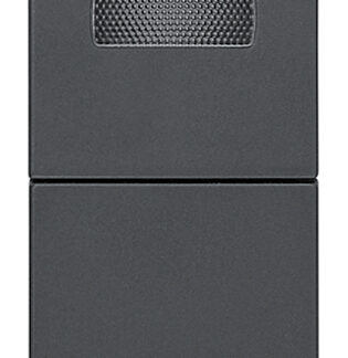 VIW20068.B Pulsante 1P NO 10A +spia bianca grigio