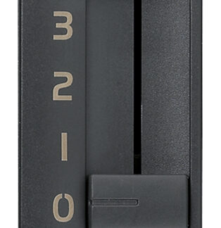 VIW20095 Commutatore a slitta 1P 6(2)A grigio