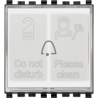 VIW20097 Pulsante + 2 spie hotel 230V