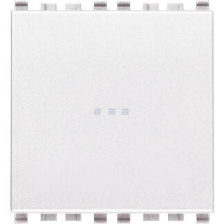 VIW20105.2.B Deviatore 1P 16AX assiale 2M bianco