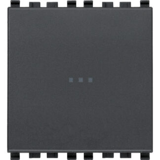 VIW20108.2 Pulsante 1P NO 10A assiale 2M grigio