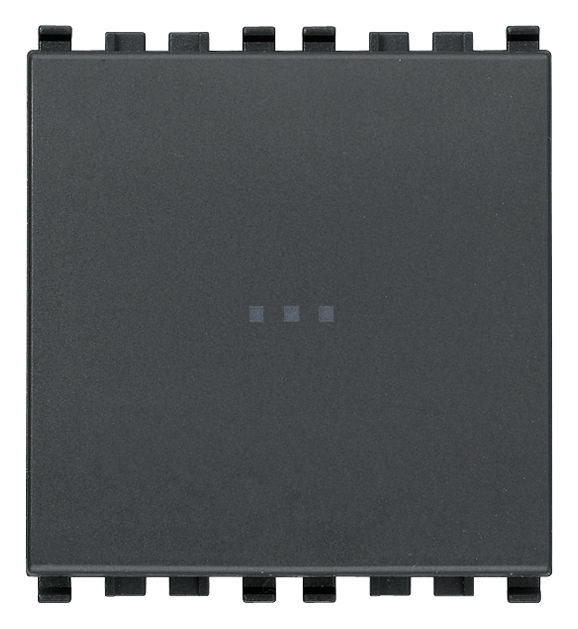 VIW20108.2 Pulsante 1P NO 10A assiale 2M grigio