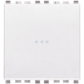 VIW20113.2.B Invertitore 1P 16AX assiale 2M bianco