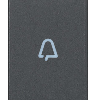 VIW20131.C Tasto 1M simb. campanello assiale grigio