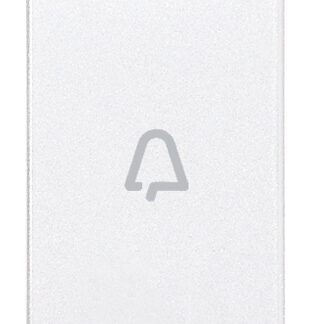 VIW20131.C.B Tasto 1M simb. campanello assiale bianco