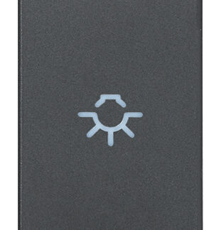VIW20131.L Tasto 1M simbolo luce assiale grigio