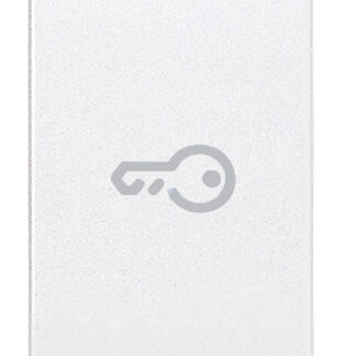 VIW20131.P.B Tasto 1M simbolo chiave assiale bianco