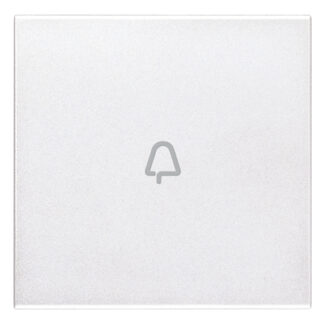 VIW20132.C.B Tasto 2M simb. campanello assiale bianco