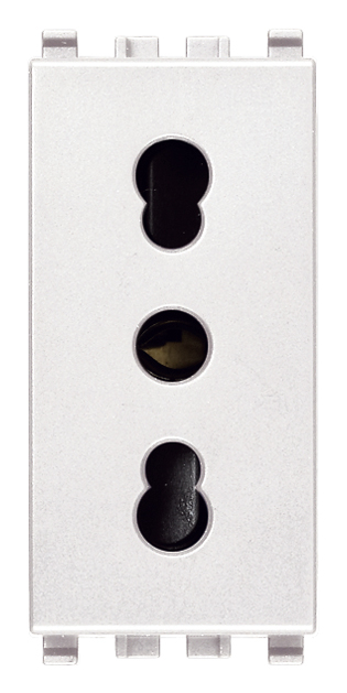 VIW20203.B Presa 2P+T 16A P17/11 bianco