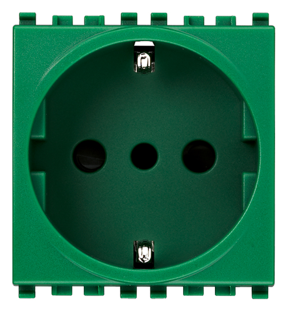 VIW20209.V Presa 2P+T 16A P30 verde