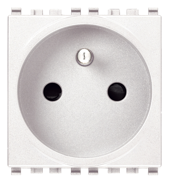 VIW20212.B Presa SICURY 2P+T 16A francese bianco