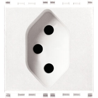 VIW20226.B Presa SICURY 2P+T 10A svizzero 13 bianco