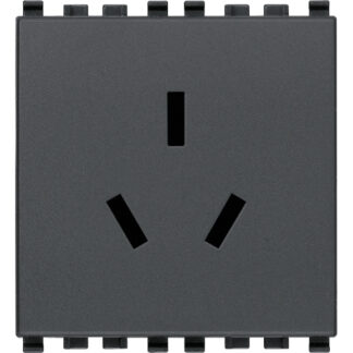 VIW20252 Presa SICURY 2P+T 10A cinese 2M grigio