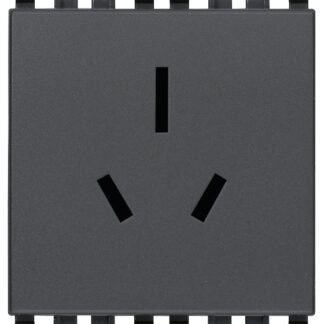 VIW20262 Presa SICURY 2P+T 15A Australia grigio