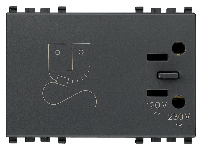 VIW20290 Presa per rasoio 230V grigio