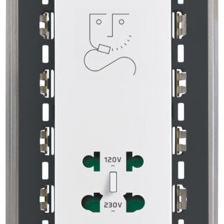 VIW20291.B Presa per rasoio verticale 230V bianco