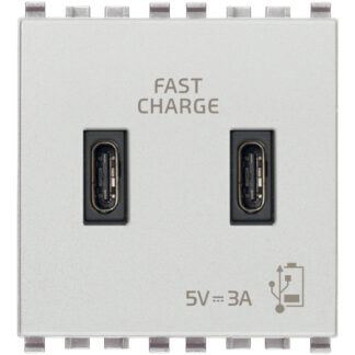 VIW20295.CC.N Alimentatore USB C+C 5V 3A 2M Next
