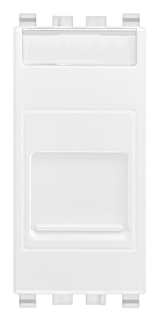 VIW20337.6.B Presa RJ45 Cat6 UTP con portello bianco