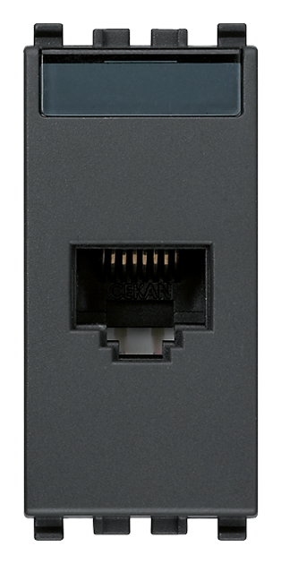 VIW20338.8 Presa RJ45 Netsafe Cat5e UTP grigio