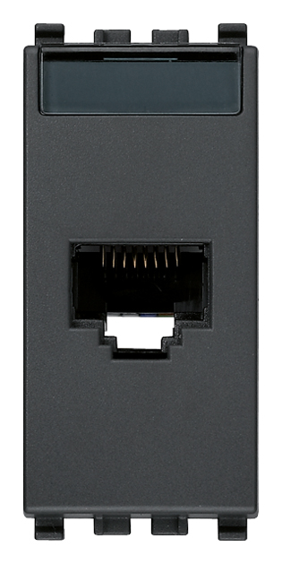 VIW20339.14 Presa RJ45 Netsafe Cat6 FTP grigio