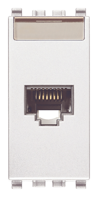 VIW20339.4.B Presa RJ45 Netsafe Cat5e UTP 110 bianco