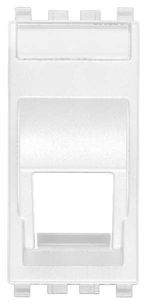 VIW20343.K.B Adattatore RJ45 inclinato bianco