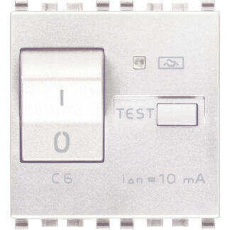 VIW20411.06.B Interruttore MTDiff. 1P+N C6 10mA bianco