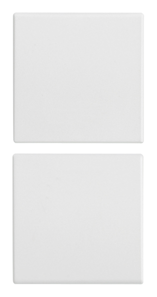 VIW20751.0.B Due mezzi tasti 1M fissi neutri bianco