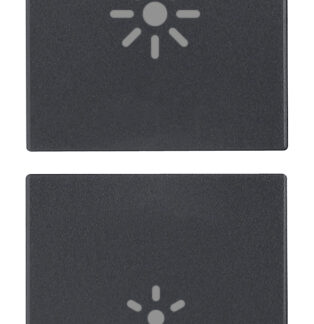 VIW20751.3 Due mezzi tasti 1M regolazione grigio