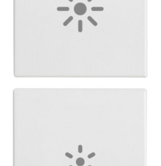 VIW20751.3.B Due mezzi tasti 1M regolazione bianco