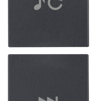 VIW20751.5 Due mezzi tasti 1M sorg./traccia grigio