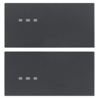 VIW20752 Due mezzi tasti 2M neutro pers. grigio