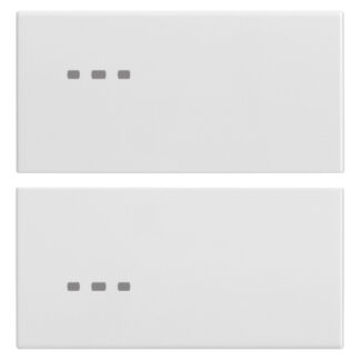 VIW20752.B Due mezzi tasti 2M neutro pers. bianco