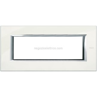 BTIHA4806BG axolute - placca 6P bianco Limoges