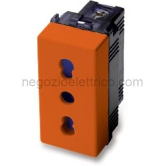 MST21159A MIX Presa 2P+T 16A Bivalente ARANCIONE