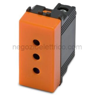 MST21162A mix presa 2p+t 10a arancione