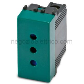 MST21162V mix presa 2p+t 10a verde