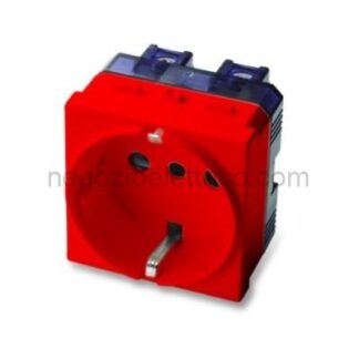 MST21175R MIX Presa P30 Schuko 2P+T 16A ROSSO