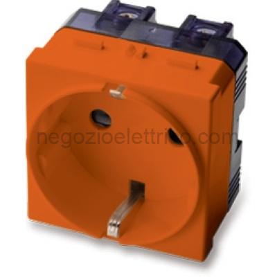 MST21176A MIX Pr.Schuko 16A 2P+T(laterale) ARANCIO