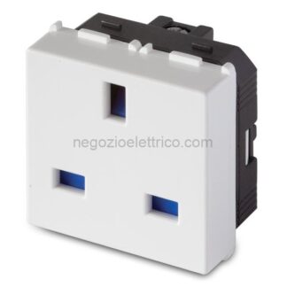MST21178-AB Presa 2P+T 13A St.Inglese ANTIBACT