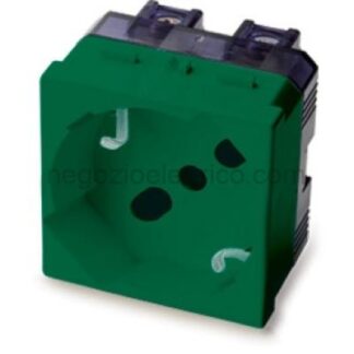 MST21179V MIX Presa UNEL Bipasso 2PT 1016A VERDE