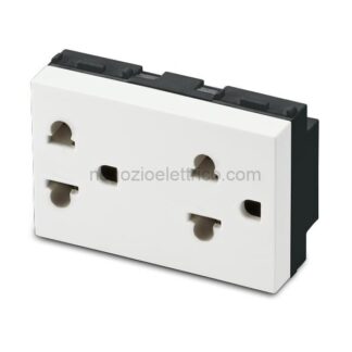 MST21188.3-AB Pr. 2P+T 16A 250V EUROAM. DOPPIA ANTIBAC