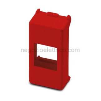 MST21218-TR-AB Tasto per Presa Telefono ROSSO ANTIBACTE