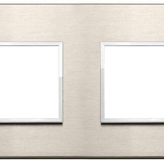 VIW21643.04 Placca 4M (2+2) int71 bronzo chiaro