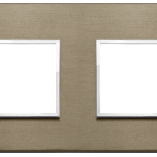 VIW21643.05 Placca 4M (2+2) int71 bronzo scuro