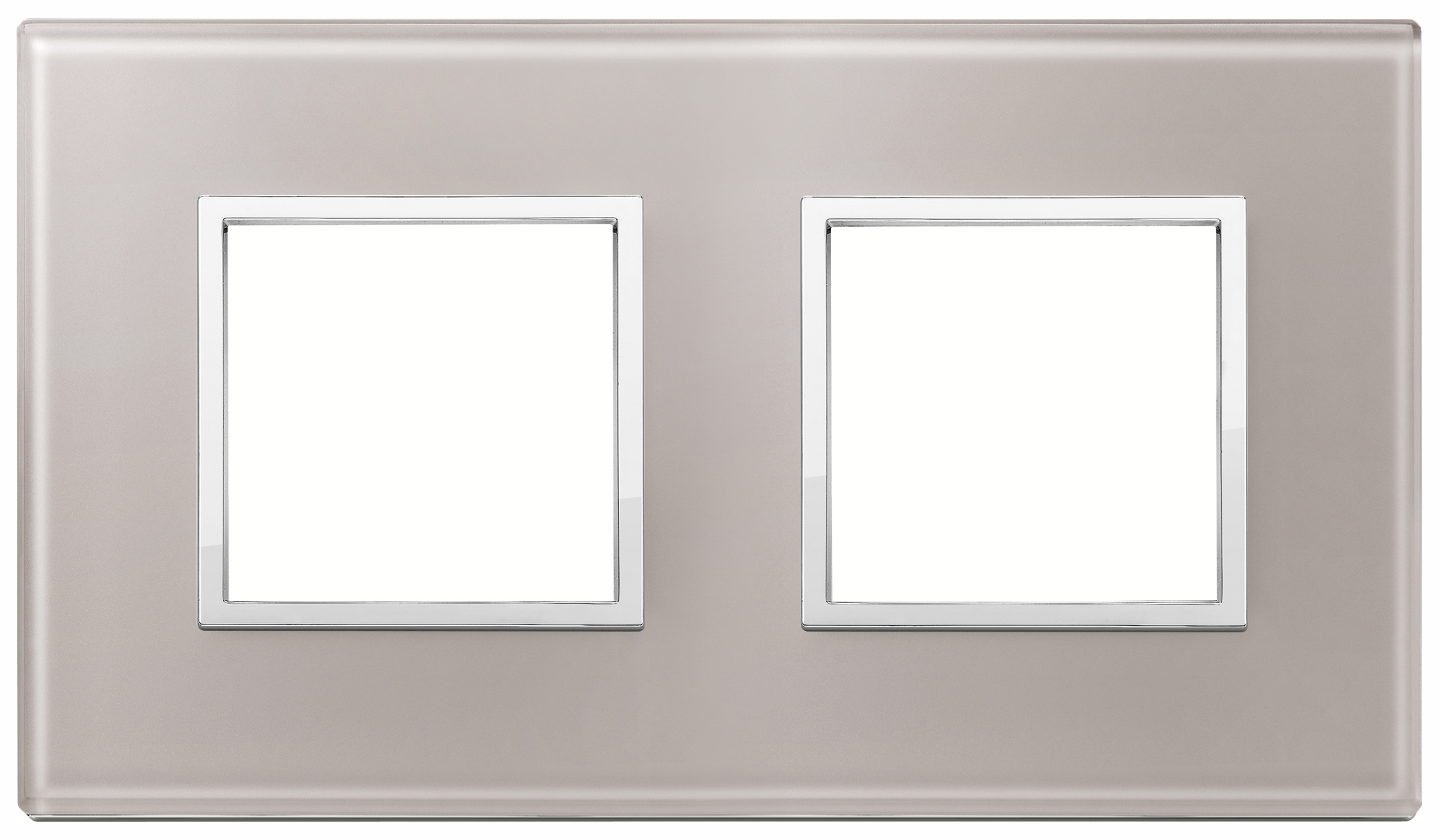 VIW21643.73 Placca 4M (2+2) int71 grigio perla