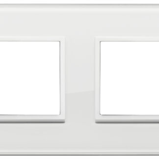 VIW21643.87 Placca 4M (2+2)int71 bianco tot diamante