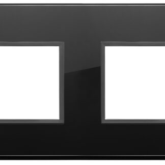 VIW21643.88 Placca 4M (2+2) int71 nero tot. diamante