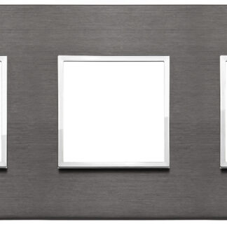 VIW21644.03 Placca 6M (2+2+2) int71 grigio lava