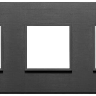 VIW21644.18 Placca 6M (2+2+2) int71 nero totale